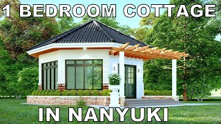 TINY HOUSE DESIGN 1 BEDROOM COTTAGE  OCTAGON HOUSE PLAN [upl. by Gniy576]