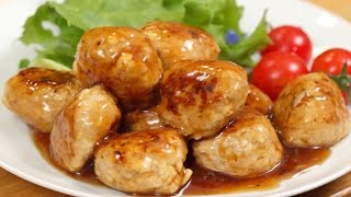 How to Make Meatballs with Sweet Vinegar Sauce Tender Pork Meatballs with Tofu Recipe [upl. by Nosduj]