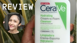 Revisión y tips de uso ➡️ CeraVe CREMAESPUMA Hidratante  Limpia y desmaquilla skincare cerave [upl. by Eiznyl]