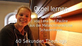 Lust auf Orgel Orgel lernen  60 Sekunden TheoLogo [upl. by Jerrie]