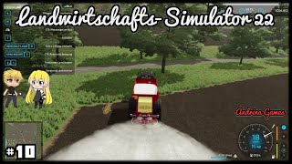 LandwirtschaftsSimulator 22 10 Erst einmal das Feld kalken Deutsch german Gameplay [upl. by Luahs898]