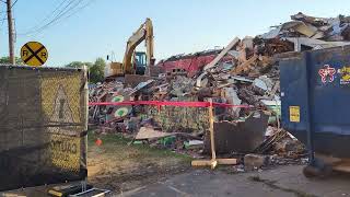 Razing Old TMobile Building Kalamazoo 92024 [upl. by Retsevlis382]