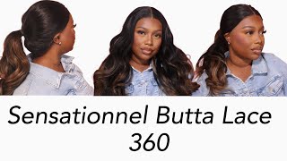 Sensationnel HD Lace Front Wig Glueless Butta 360 Unit 3 [upl. by Epuladaug]