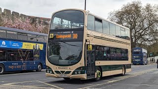 Short Journey on Reliance 29 AU07DXS Volvo B7TL Wright Eclipse Gemini on the 30 to Easingwold [upl. by Asenav]