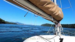 DoddSpeed on Your Sailing Journeys  Dodd Narrows at Max Current [upl. by Llenart]