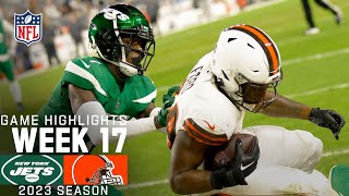 New York Jets vs Cleveland Browns  2023 Week 17 Game Highlights [upl. by Walworth]