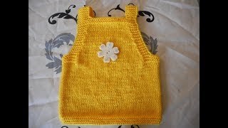 tuto tricot débardeur bébé parti 2 [upl. by Radbun496]