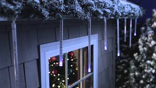 Philips LED Cascading Icicle Light Set  12 count CAN E [upl. by Neumeyer501]