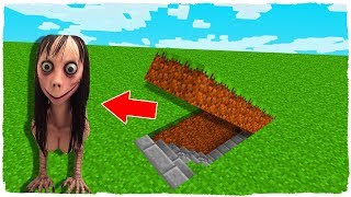 🤘 NOS ESCONDEMOS EN EL BUNKER SECRETO DE MOMO CREEPYPASTA EN MINECRAFT [upl. by Zeculon]