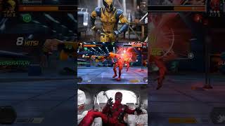 DEADPOOL VS WOLVERINE  MARVAL AVENGERS shortsvideo viralshortsvideo newshorts gamingshorts [upl. by Neufer]