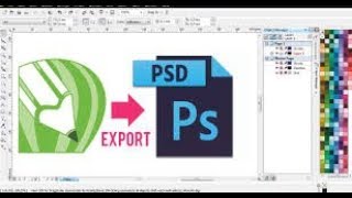 Cara Export File CorelDRAW ke Photoshop Secara Sempurna  Belajar CorelDRAW [upl. by Assiral]