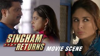 Singham Returns Movie Scene Kareena Kapoor Khans Fiery Jealousy Takes Center Stage [upl. by Erlandson]