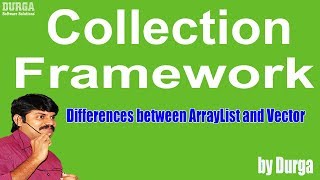 Differences between ArrayList and Vector Collection Framework [upl. by Anaele]