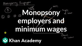 Monopsony employers and minimum wages [upl. by Peirce]