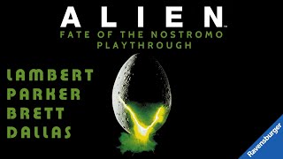 ALIEN Fate of the Nostromo playthrough Lambert  Parker  Brett  Dallas [upl. by Claudetta]