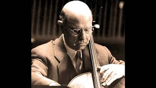 Pablo Casals  Bach  Cello Suite No3 CDur 5Bourree 1 amp 2 6Gigue 1936 [upl. by Eirahcaz]