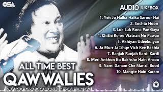 All Time Best Qawwalies  Audio Jukebox  Nusrat Fateh Ali Khan  Complete Qawwalies  OSA Worldwide [upl. by Yadahs894]