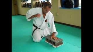 Hands conditioning on concrete block [upl. by Obie]