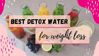 Detox Water Recipes for Lose Weight amp Boost Immunity [upl. by Amehsyt]