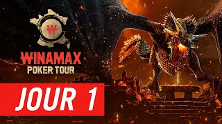 ♠♣♥♦ Winamax Poker Tour  Lancement à Marseille  Day 1 Poker [upl. by Ayekel]