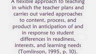 Differentiated Instruction [upl. by Ycnahc]