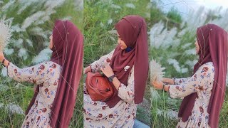 My Signature Hijab Style  Remake of my everyday simple hijab tutorial  Hijabi Star [upl. by Yenots]