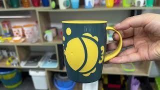 Two tone plastic mug two shot injection molding [upl. by Annabela]