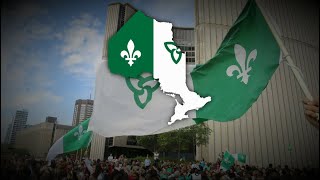 quotMon Beau Drapeauquot  FrancoOntarian Cultural Song Lyrics  Translation [upl. by Orit830]