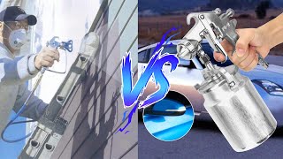 Airless vs Air Paint Sprayer [upl. by Alema]