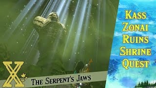 Kass Shrine Quest The Serpents Jaws Zelda BOTW Minor SPOILERS [upl. by Ailuj]