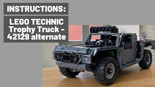 INSTRUCTIONS  Lego Technic 42129 Trophy Truck [upl. by Og]