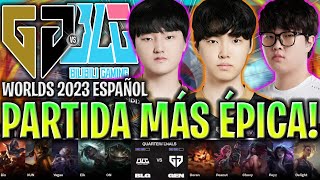 LA PARTIDA MÁS ÉPICA DEL MUNDIAL😱  GEN vs BLG GAME 5 CUARTOS DE FINAL WORLDS 2023 LVP ESPAÑOL [upl. by Clevey917]