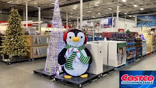 COSTCO SHOP WITH ME FURNITURE TABLES SOFAS CHRISTMAS DECOR KITCHENWARE SHOPPING STORE WALK THROUGH [upl. by Harlamert]