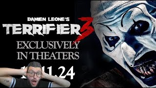 Terrifier 3 Official Trailer Review 🪓🩸🤡💀 [upl. by Rogers30]