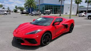 2021 Chevrolet Corvette Stingray 2LT quotTorch Redquot in English [upl. by Akkimat]