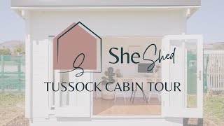 SheShed Tussock Cabin Tour [upl. by Kidd]