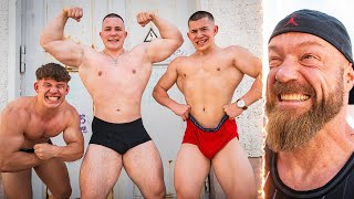 Jetzt wird’s ERNST❗️Bodybuilding Wettkampf für die Gummibären Bande [upl. by Aener370]