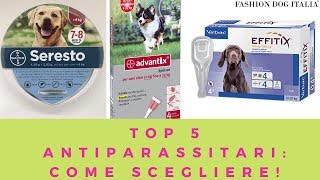 Antiparassitari per il cane Classifica Top 5 [upl. by Alicia]