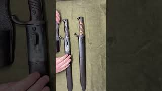 WW1 German amp French Bayonets Bayonets French WW1 Wire Cutters British Army WW1 Binoculars [upl. by Oiramel]