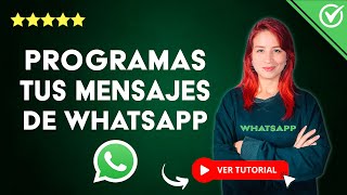 Cómo PROGRAMAR TUS MENSAJES de WhatsApp en tu iPhone  💬 Tutorial paso a paso 💬 [upl. by Reifinnej]