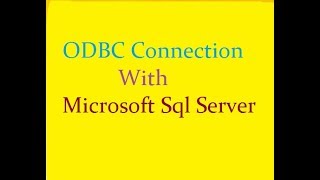 How To Create ODBC Connection For SQL Server in Informatica [upl. by Armallas]