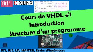 Cours de VHDL 1 Introduction et Structure dun programme [upl. by Noda]