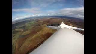 DG300 Glider Soaring The Cheviots [upl. by Kaitlin57]