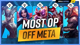 The 5 INSANE OFF META Picks STOMPING Challenger  League of Legends [upl. by Aba180]