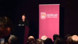 Deans Speaker Series Bethany McLean  Loyolas Quinlan School of Business [upl. by Katz]