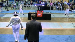 2015 Div I Nats WS Semis Ibtihaj Muhammad vs Sage Palmedo [upl. by Anilam]