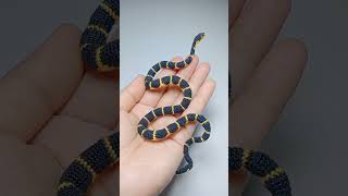 Amigurumi Mangrove Snake visit my channel for the tutorial crochet snake tutorial [upl. by Tegdirb]