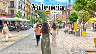 Valencia Spain 🇪🇸  June 2023  4KHDR Walking Tour ▶3hours [upl. by Mumford]