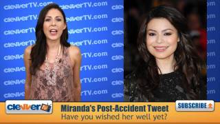 Miranda Cosgroves Reaction To Tour Bus Accident [upl. by Eisor]