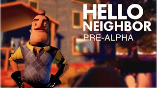 THE NEIGHBOR FLEW Hello Neighbor Pre Alpha [upl. by Adnahsal]